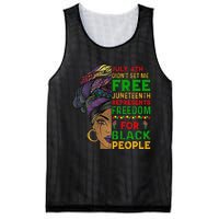 Juneteenth Black Wo Because My Ancestor Weren't Free 1776 Mesh Reversible Basketball Jersey Tank