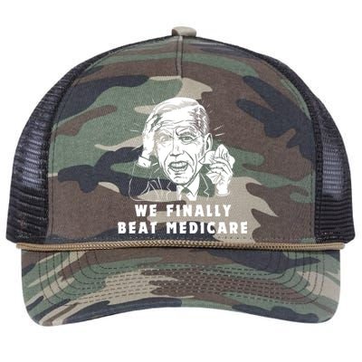 We Finally Beat Medicare Retro Rope Trucker Hat Cap