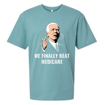 We Finally Beat Medicare Sueded Cloud Jersey T-Shirt