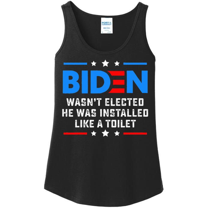 Joe Biden Wasn’t Elected He Was Installed Like A Toilet Ladies Essential Tank