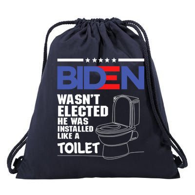 Joe Biden Wasn’t Elected He Was Installed Like A Toilet Drawstring Bag