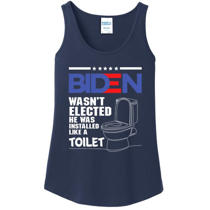 Joe Biden Wasn’t Elected He Was Installed Like A Toilet Ladies Essential Tank