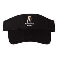 Joe Biden We Finally Beat Medicare Funny Anti Biden Valucap Bio-Washed Visor