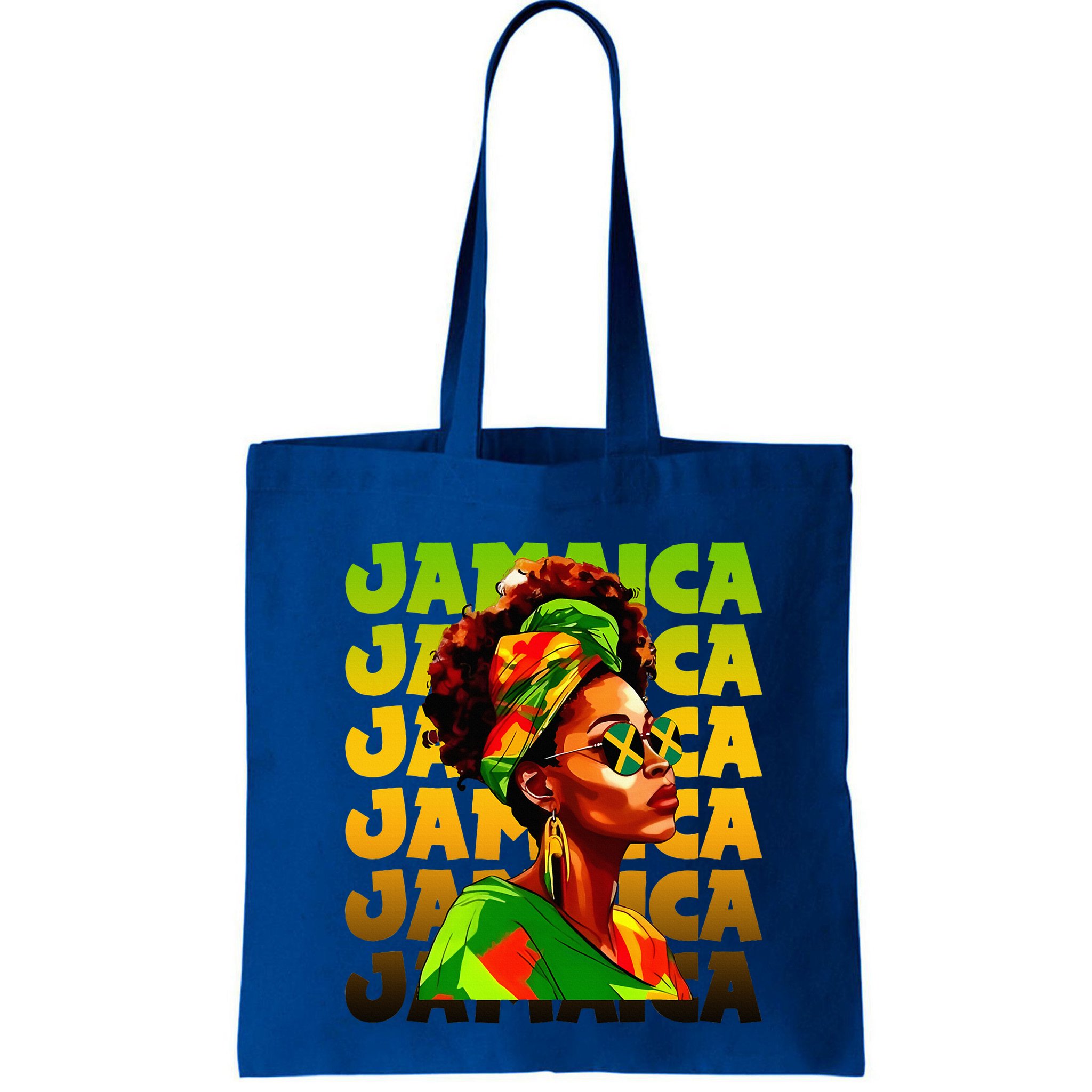 Jamaican Black Woman Melanin Jamaican Girl Afro Hair Pride Bag