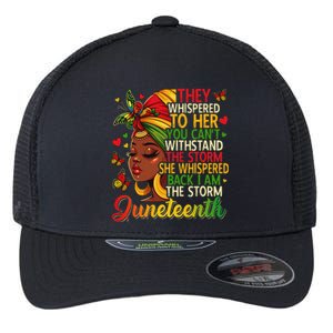 Juneteenth Black Women Girl Black Freedom 1865 History Month Flexfit Unipanel Trucker Cap