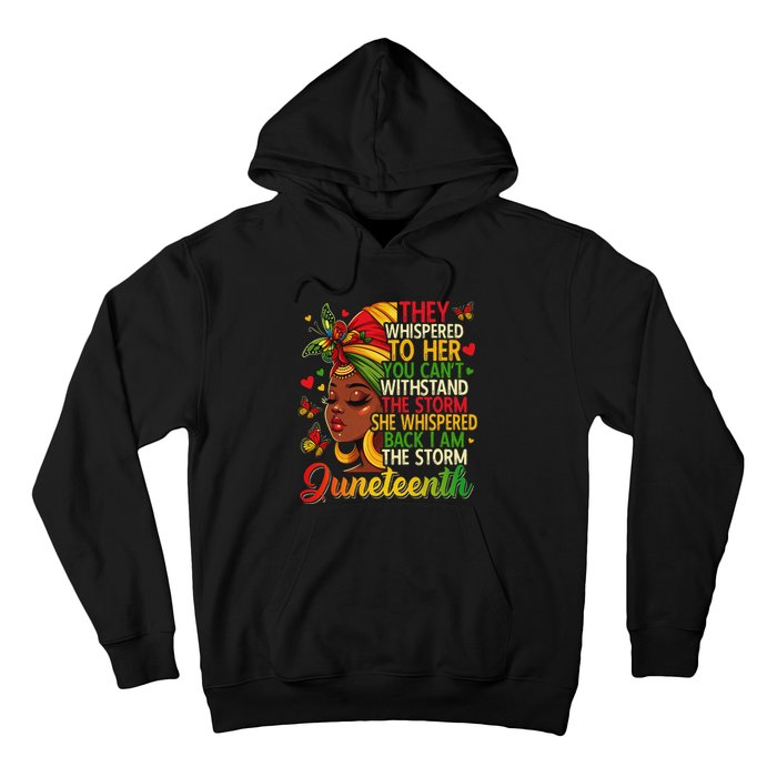 Juneteenth Black Women Girl Black Freedom 1865 History Month Hoodie