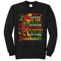 Juneteenth Black Women Girl Black Freedom 1865 History Month Sweatshirt