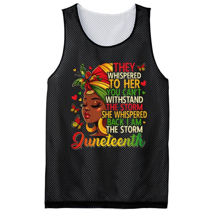 Juneteenth Black Women Girl Black Freedom 1865 History Month Mesh Reversible Basketball Jersey Tank