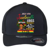 Juneteenth Black Women Because My Ancestor Werent Free 1776 Gift African Pride Flexfit Unipanel Trucker Cap