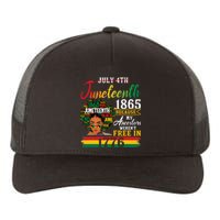 Juneteenth Black Women Because My Ancestor Werent Free 1776 Gift African Pride Yupoong Adult 5-Panel Trucker Hat