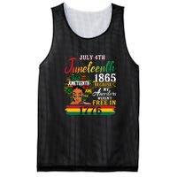 Juneteenth Black Women Because My Ancestor Werent Free 1776 Gift African Pride Mesh Reversible Basketball Jersey Tank