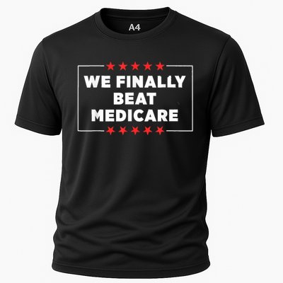 Joe Biden We Finally Beat Medicare Cooling Performance Crew T-Shirt