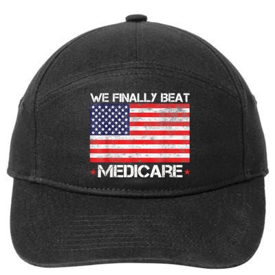 Joe Biden We Finally Beat Medicare 7-Panel Snapback Hat