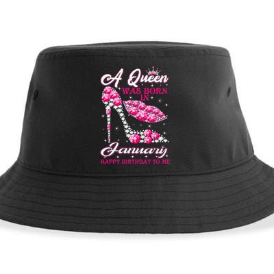 January Birthday Wo Party KissHigh Heel Sustainable Bucket Hat