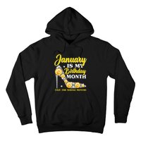 January Birthday Wo Yep The Whole Month Bling Hoodie