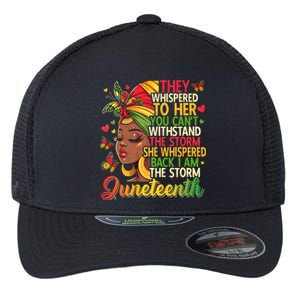 Juneteenth Black Women Girl Black Freedom 1865 History Month Flexfit Unipanel Trucker Cap