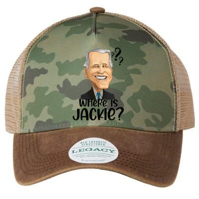 Joe Biden Where Is Jackie Legacy Tie Dye Trucker Hat