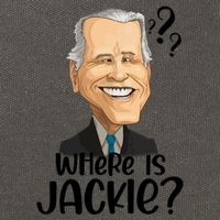 Joe Biden Where Is Jackie Cotton Canvas Backpack