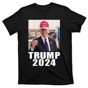 Joe Biden Wearing Trump 2024 Hat T-Shirt