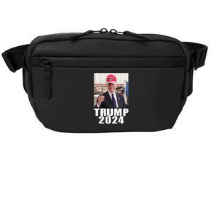 Joe Biden Wearing Trump 2024 Hat Crossbody Pack