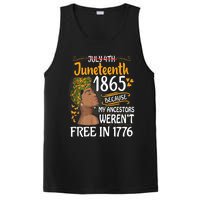 Juneteenth Black Women Because My Ancestor WerenT Free 1776 PosiCharge Competitor Tank