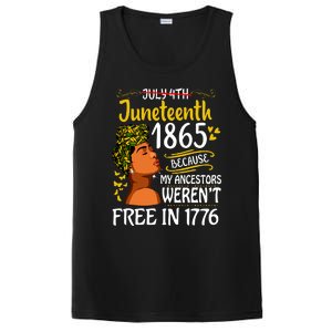 Juneteenth Black Women Because My Ancestor Werent Free 1776 PosiCharge Competitor Tank