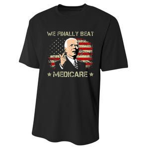 Joe Biden We Finally Beat Medicare Performance Sprint T-Shirt