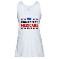 Joe Biden We Finally Beat Medicare Funny Anti Biden Ladies Essential Flowy Tank