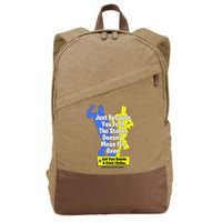 Just Because You're In The Storm Doesnt Mean It's Over Cotton Canvas Backpack