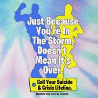 Just Because You're In The Storm Doesnt Mean It's Over Legacy Tie Dye Trucker Hat