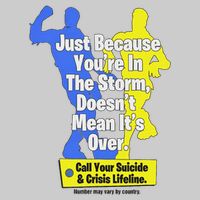 Just Because You're In The Storm Doesnt Mean It's Over Tie-Dye T-Shirt