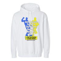 Just Because You're In The Storm Doesnt Mean It's Over Garment-Dyed Fleece Hoodie
