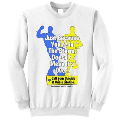 Just Because You're In The Storm Doesnt Mean It's Over Sweatshirt
