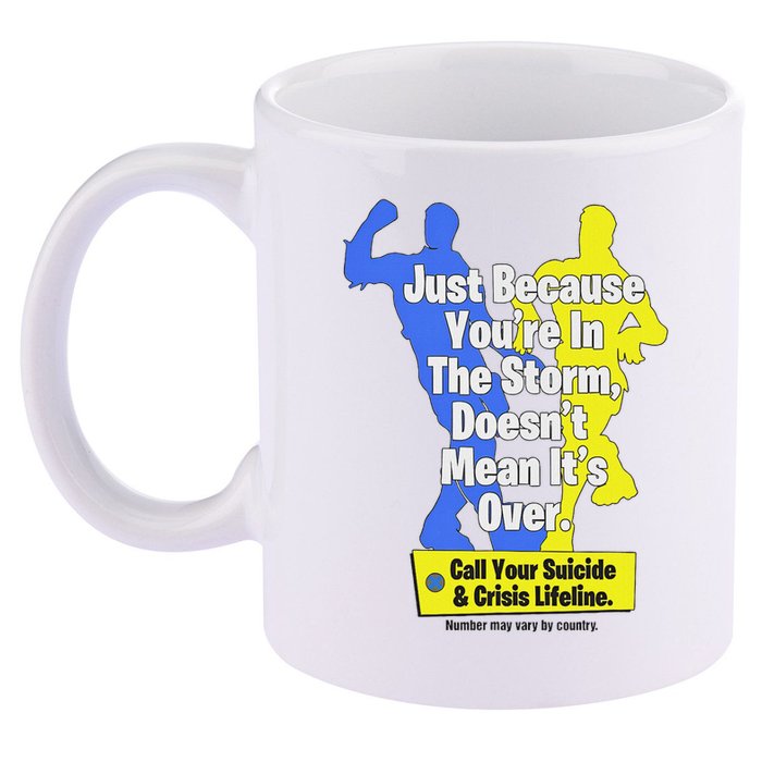 Just Because You're In The Storm Doesnt Mean It's Over 11oz C Handle Ceramic Mug