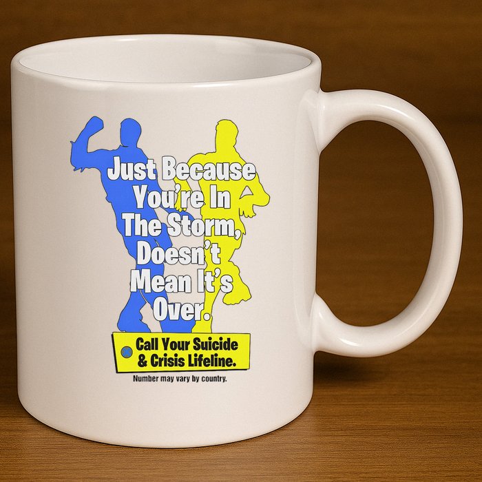 Just Because You're In The Storm Doesnt Mean It's Over 11oz C Handle Ceramic Mug