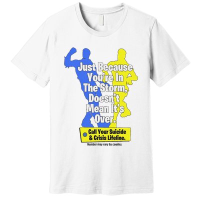Just Because You're In The Storm Doesnt Mean It's Over Premium T-Shirt