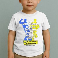 Just Because You're In The Storm Doesnt Mean It's Over Toddler T-Shirt