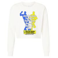 Just Because You're In The Storm Doesnt Mean It's Over Cropped Pullover Crew