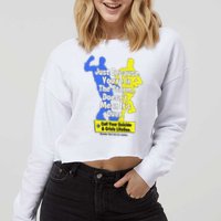 Just Because You're In The Storm Doesnt Mean It's Over Cropped Pullover Crew