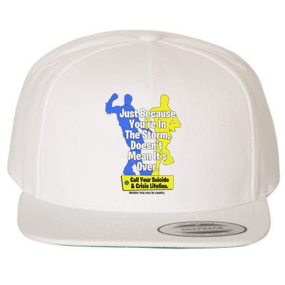 Just Because You're In The Storm Doesnt Mean It's Over Wool Snapback Cap