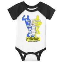 Just Because You're In The Storm Doesnt Mean It's Over Infant Baby Jersey Bodysuit