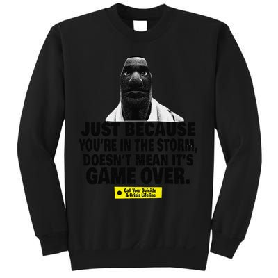 Just Because YouRe In The Storm DoesnT Mean ItS Game Over Sweatshirt