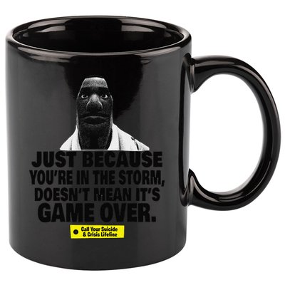 Just Because YouRe In The Storm DoesnT Mean ItS Game Over 11oz C Handle Ceramic Mug