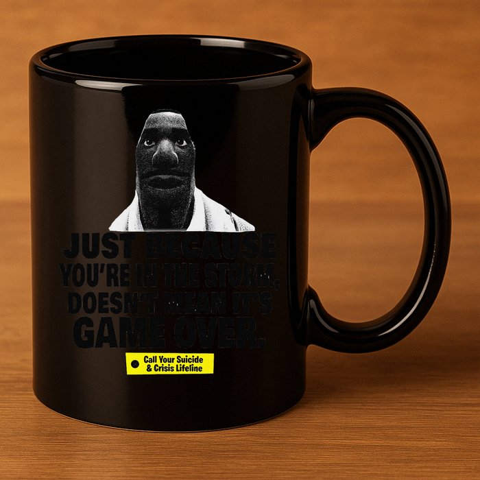 Just Because YouRe In The Storm DoesnT Mean ItS Game Over 11oz C Handle Ceramic Mug
