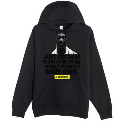 Just Because YouRe In The Storm DoesnT Mean ItS Game Over Premium Pullover Hoodie