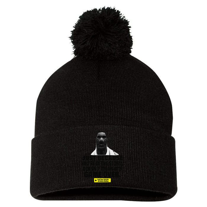 Just Because YouRe In The Storm DoesnT Mean ItS Game Over Pom Pom 12in Knit Beanie