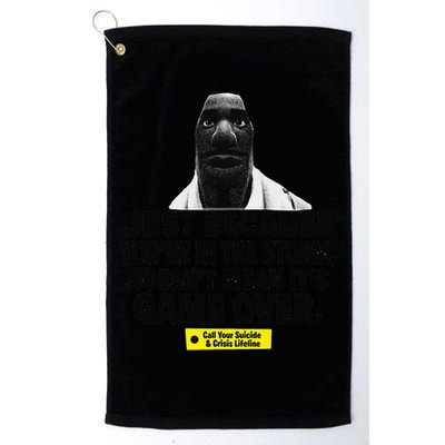 Just Because YouRe In The Storm DoesnT Mean ItS Game Over Golf Towel