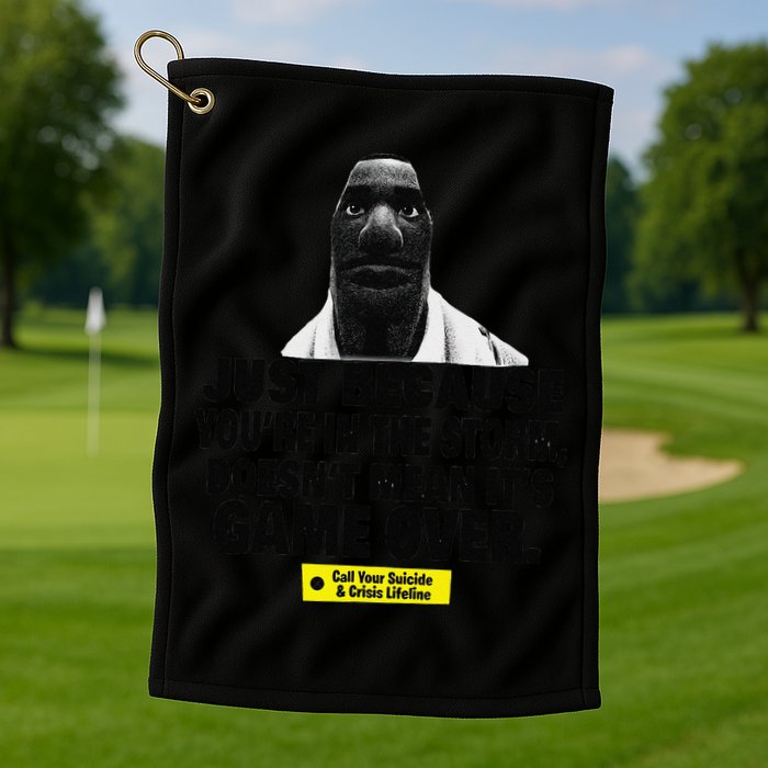 Just Because YouRe In The Storm DoesnT Mean ItS Game Over Golf Towel