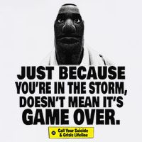 Just Because YouRe In The Storm DoesnT Mean ItS Game Over Garment-Dyed Sweatshirt