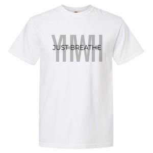 Just Breathe Yhwh (Yahweh) Minimal Design Great Gift Garment-Dyed Heavyweight T-Shirt